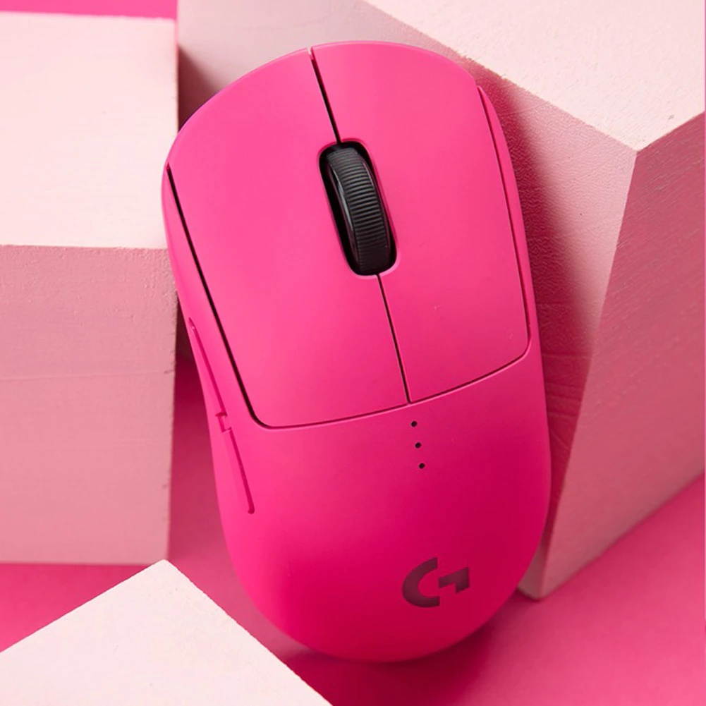 Logitech G PRO Wireless Gaming Mouse HERO Sensor 16000 DPI Ultra  LIGHTSPEED Lightweight Mice for PC GPW Edition Pink