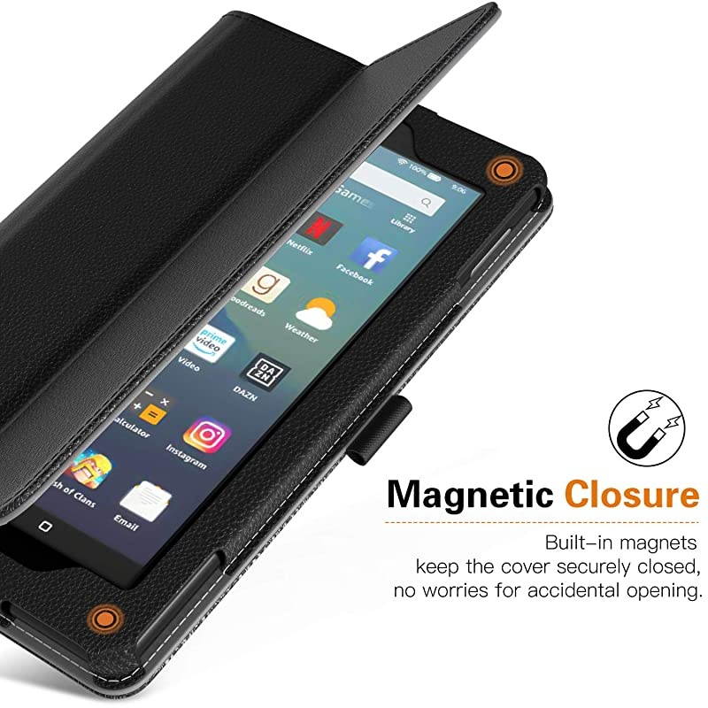 Case Fits AllNew Fire 7 Tablet 9th Generation 2019 Release Lightweight Smart Shell Slim Folding Cover Case with Auto WakeSleep Fit  Fire 7 Tablet Black