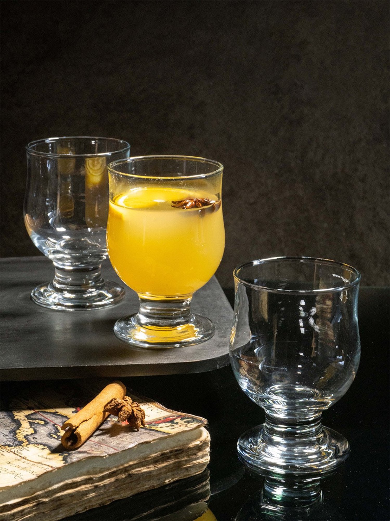 ROXX Transparent Glass Everyday Glasses - Set of 6 (240ml)