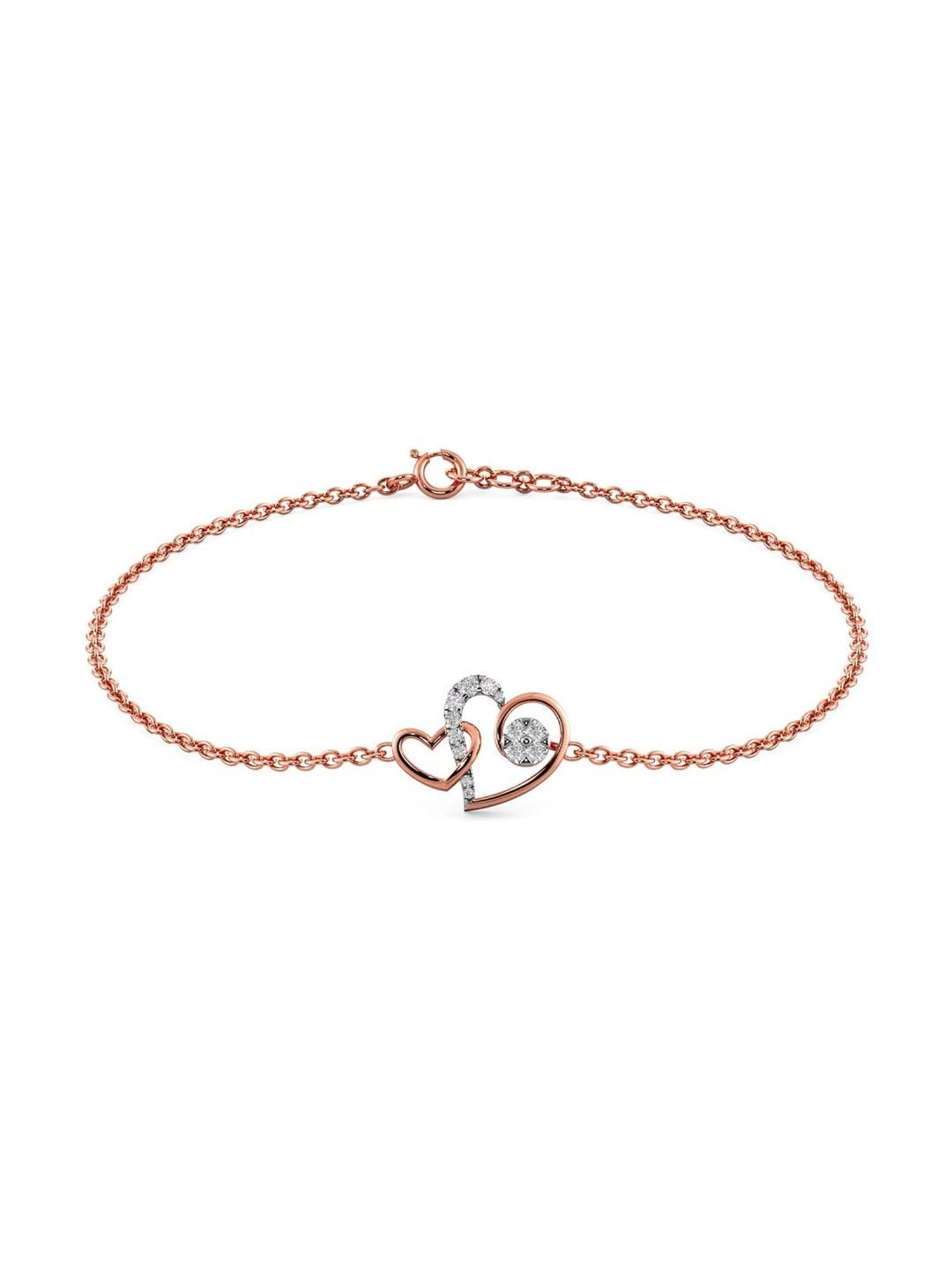 Joyalukkas Pride 18k Rose Gold & Diamond Bracelet for Women