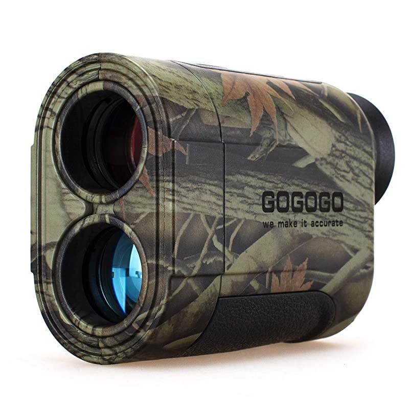 Vpro 6X Hunting Laser Rangefinder Bow Range Finder Camo Distance Measuring Outdoor Wild 650/1200Y with Slope High-Precision Continuous Scan