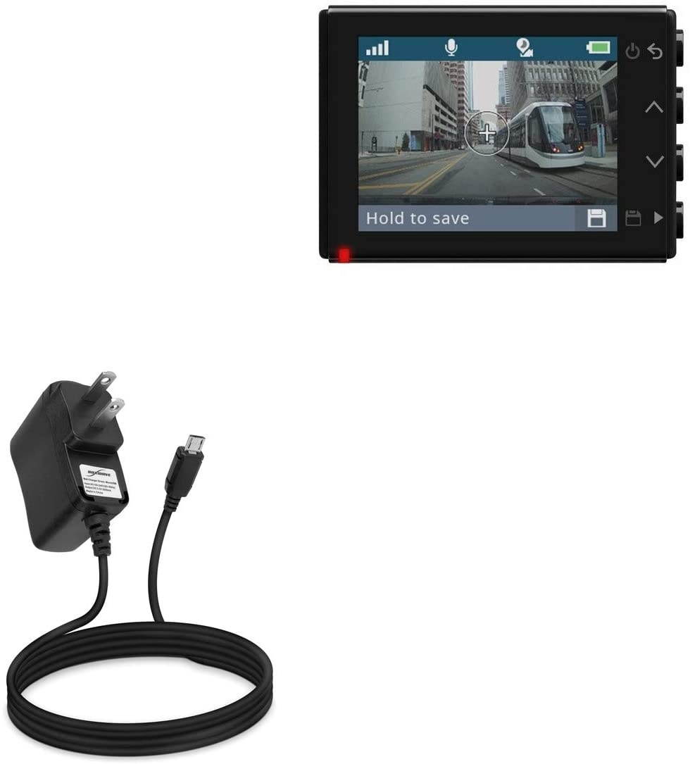 BoxWave Charger for Garmin Dash Cam 55 [Wall Charger Direct] Wall Plug Charger for Garmin Dash Cam 55