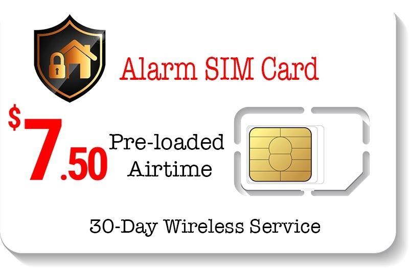 SpeedTalk Great Value $7.50 Prepaid Alarm SIM Card Home Security Alarm System