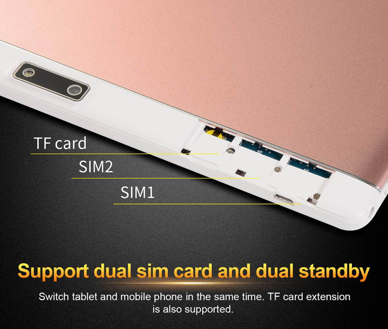 10 inch IPS screen Tablet PC Android 7.0 3GB RAM 32GB ROM Octa Core 8 cores Dual Cameras 5Mp 4G Call Tablet