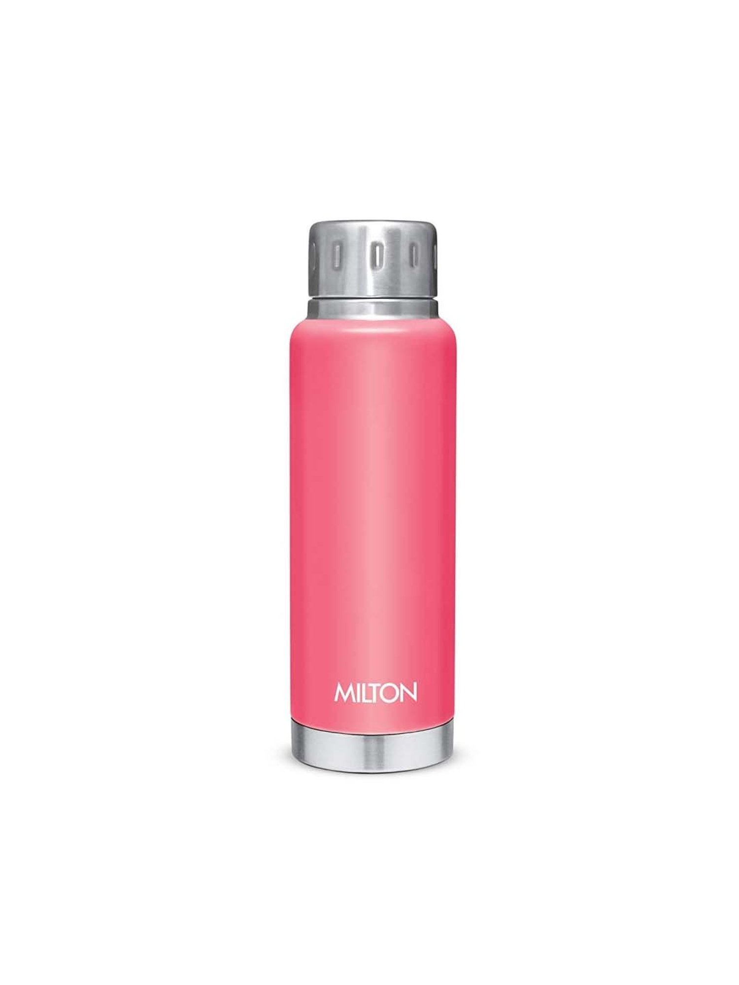 Milton Elfin Pink Stainless Steel Thermosteel Bottle (300 ml) - Set of 1
