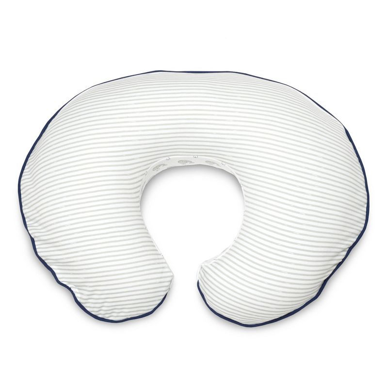 Boppy Organic Fabric Nursing Pillow Cover - Navy Little Whales