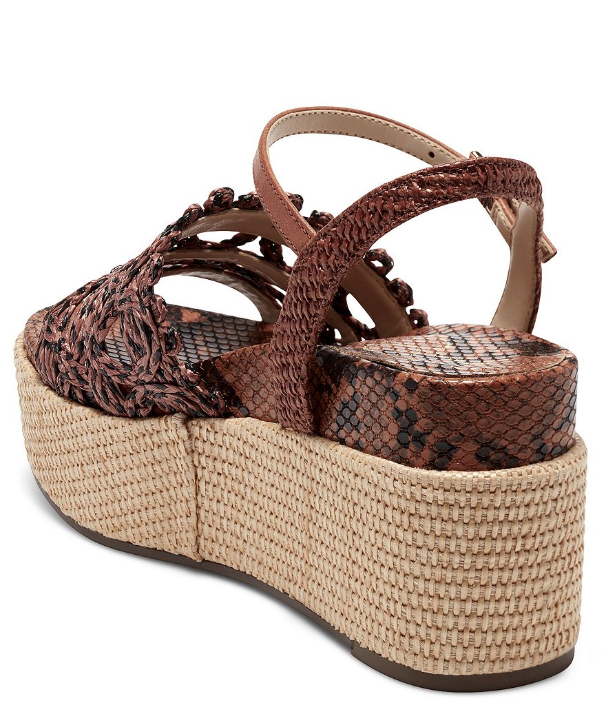 Jessica Simpson Camilia Raffia Platform Wedges