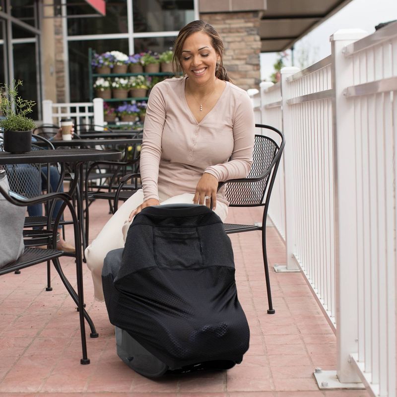 Boppy 4 and More Multi-Use Cover for Baby - Car Seat Canopy/Nursing Scarf/Shopping Cart Cover/High Chair Cover - Gray