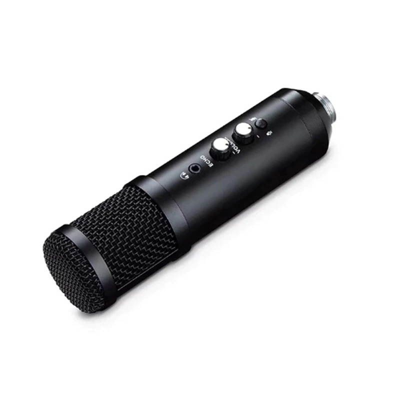 Professional USB Microphone BM800 Condenser Microphone With Ear Return Monitor Microphone Mute Reverb Computer Microphone MIC fo
