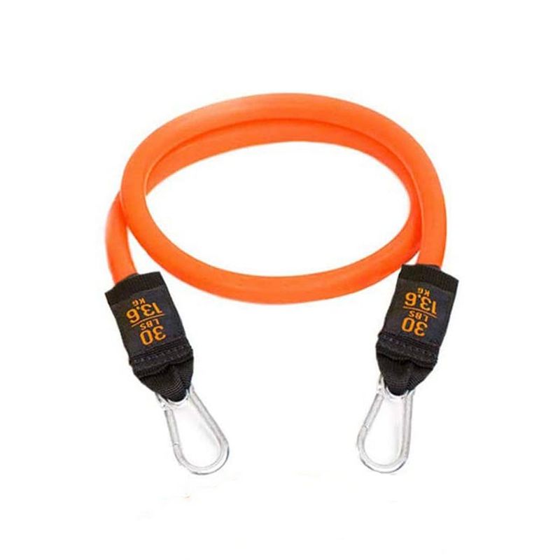 Bodylastics BLCOMP21 High Quality 30 Pound Full Body Anti Slip Resistance Clip Band Fitness Weight with Durable Patented Locks, Orange
