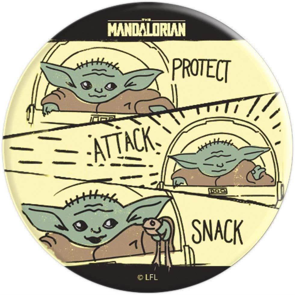 Star Wars The Mandalorian The Child Protect Attack Snack PopSockets Grip and Stand for Phones and Tablets