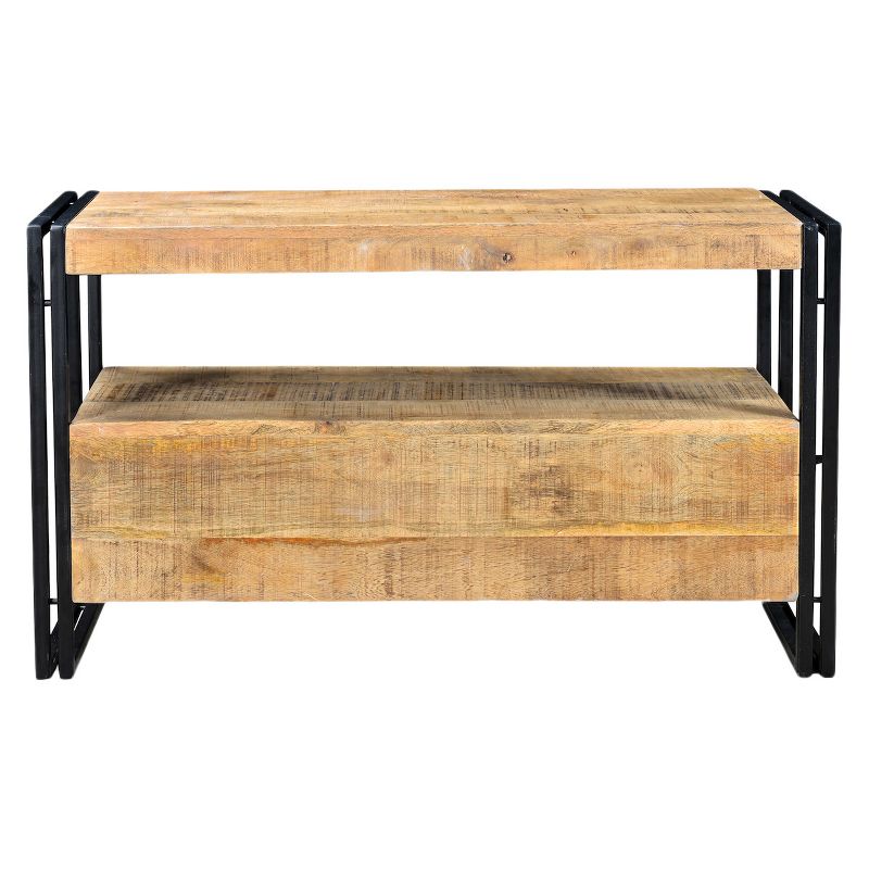 Reclaimed Wood 55" TV Cabinet with Double Drawers - Timbergirl