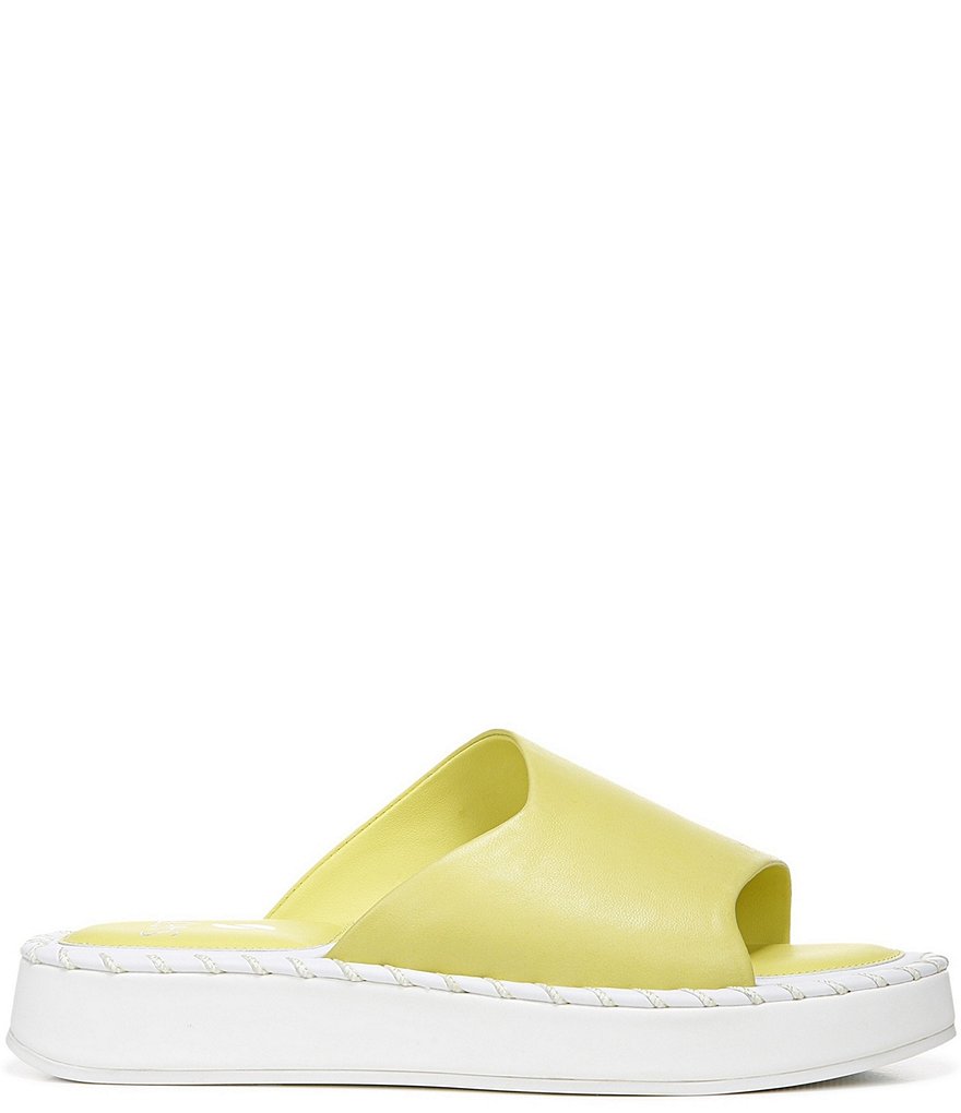 Sarto by Franco Sarto Zoe Leather Platform Slides