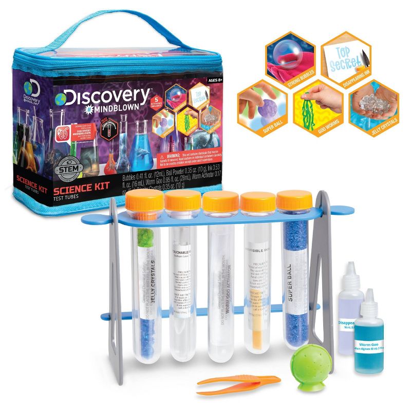 Discovery Kids #Mindblown Test Tubes Science Activities Kit