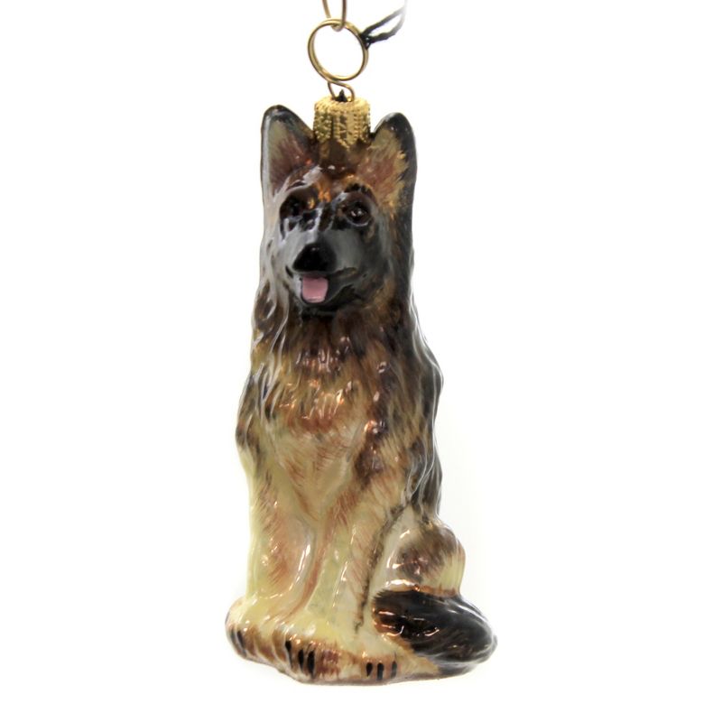 Joy To The World 3.75" German Shepherd Ornament Pet Set Dog Companion  -  Tree Ornaments