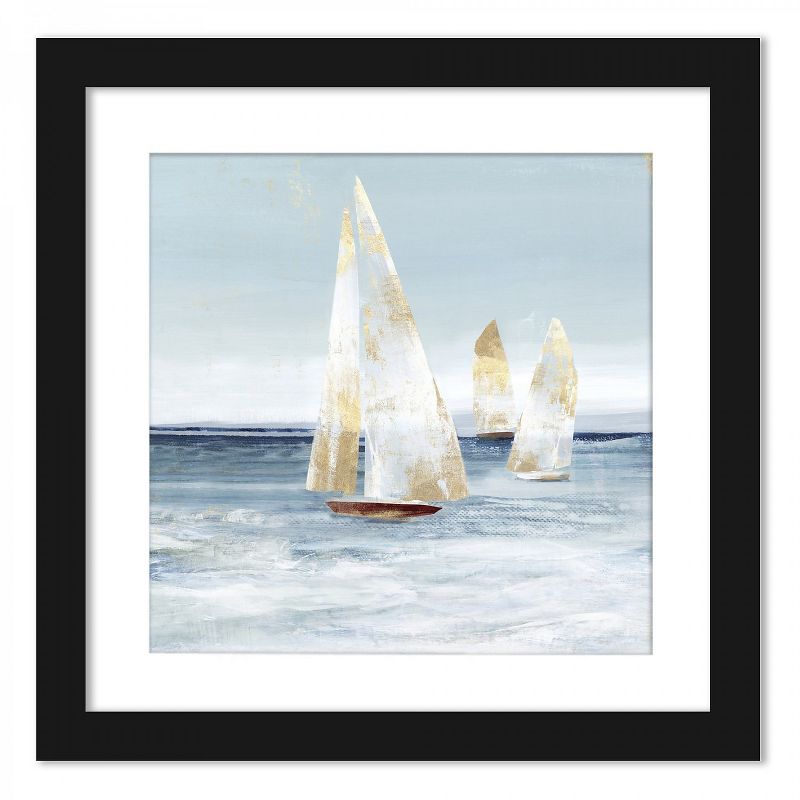 Americanflat Sailboat Breeze - Set of 2 Framed Prints by PI Creative