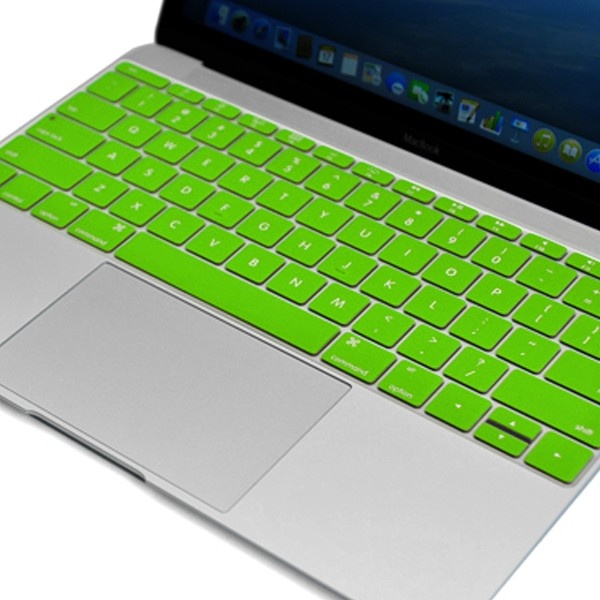 Soft Silicone Keyboard Protective Cover Skin For MacBook 12 Inch Green