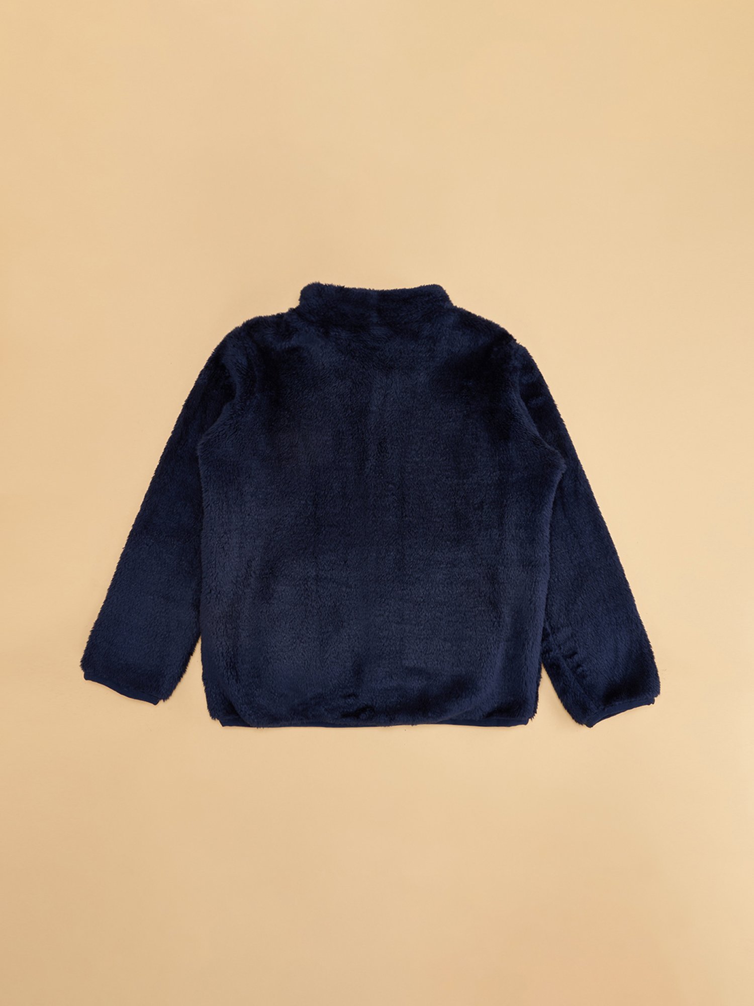 YU by Pantaloons Kids Navy Solid Full Sleeves Jacket