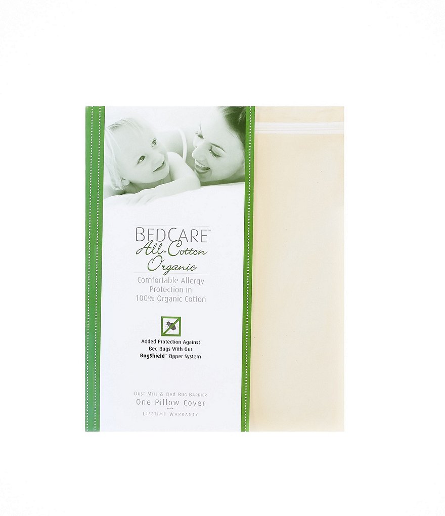 National Allergy&reg; BedCare Organic All-Cotton Allergy and Bed Bug Proof Pillowcase