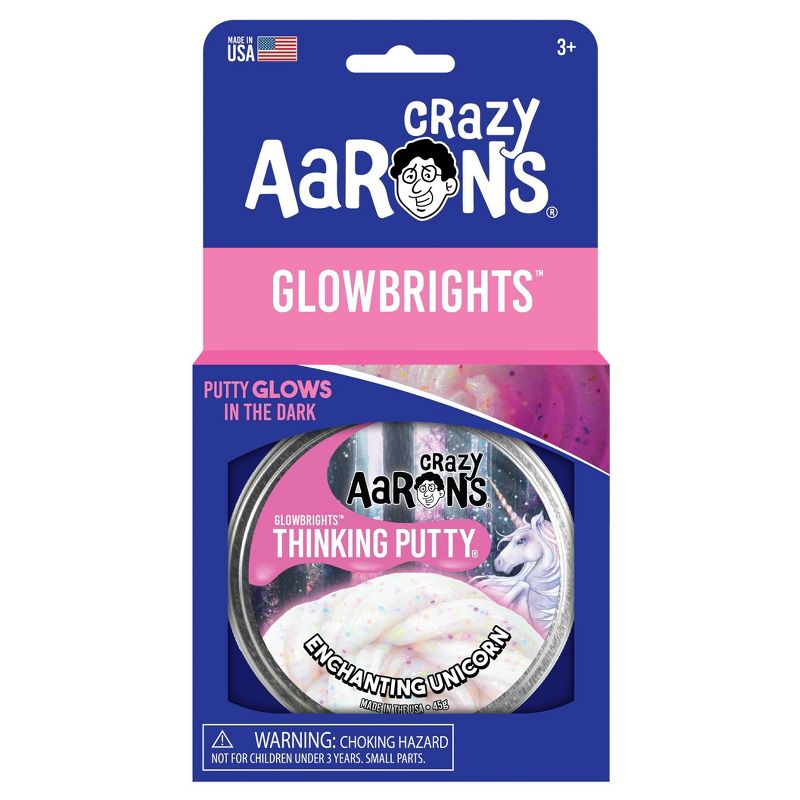 Crazy Aaron's Enchanting Unicorn Thinking Putty Tin