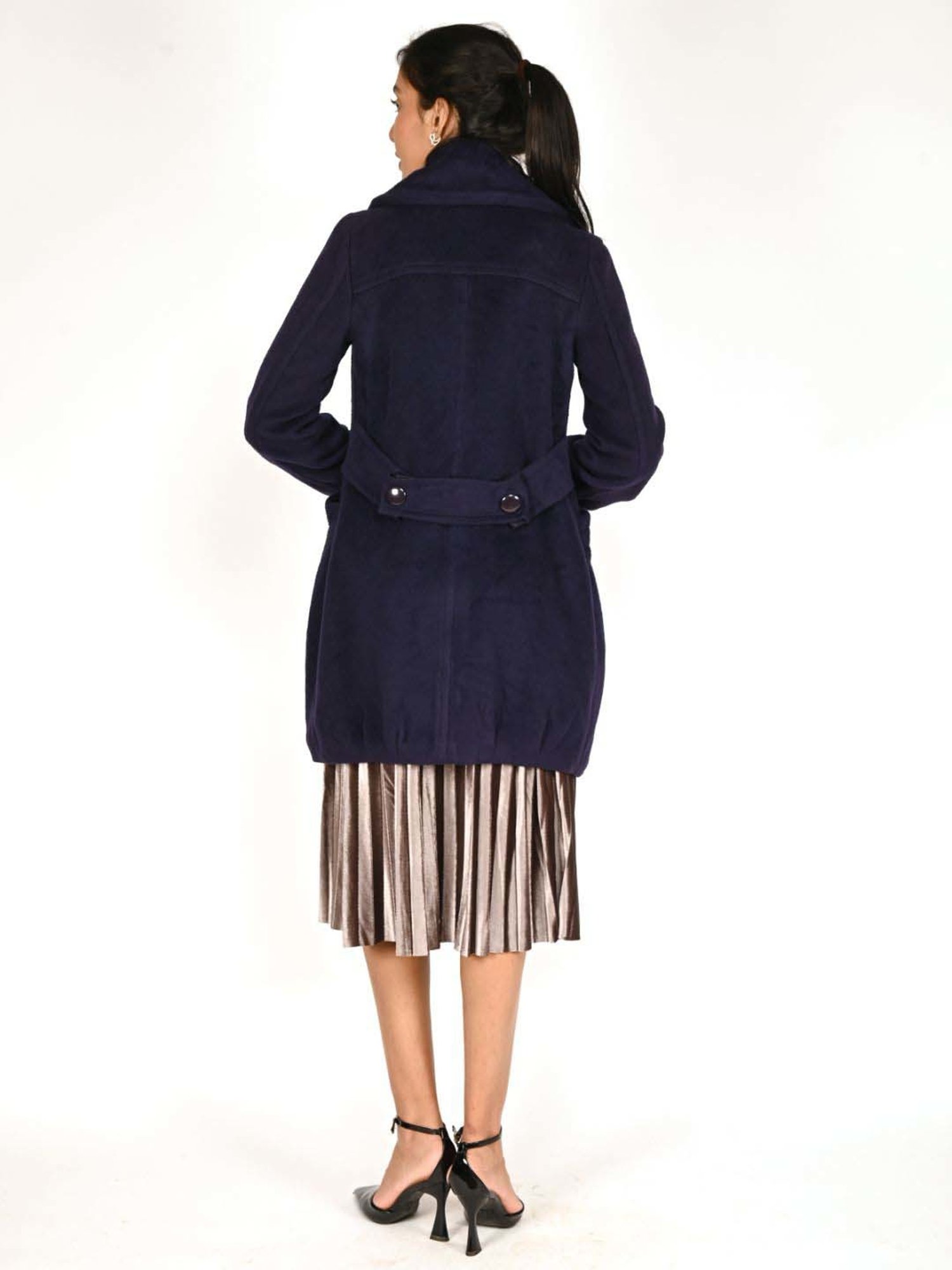 Odette Purple Regular Fit Jacket