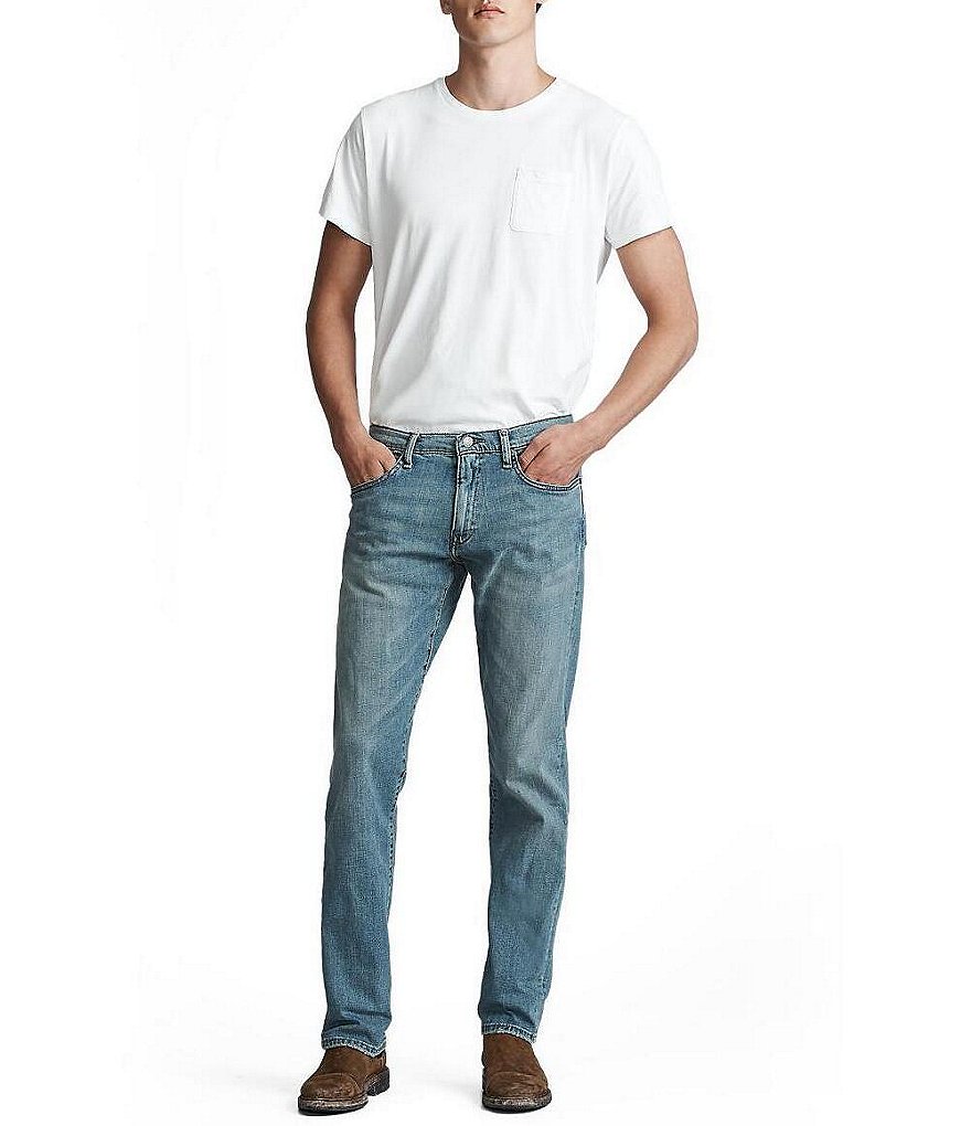 Polo Ralph Lauren Hampton Relaxed Straight-Fit Stretch Denim Jeans