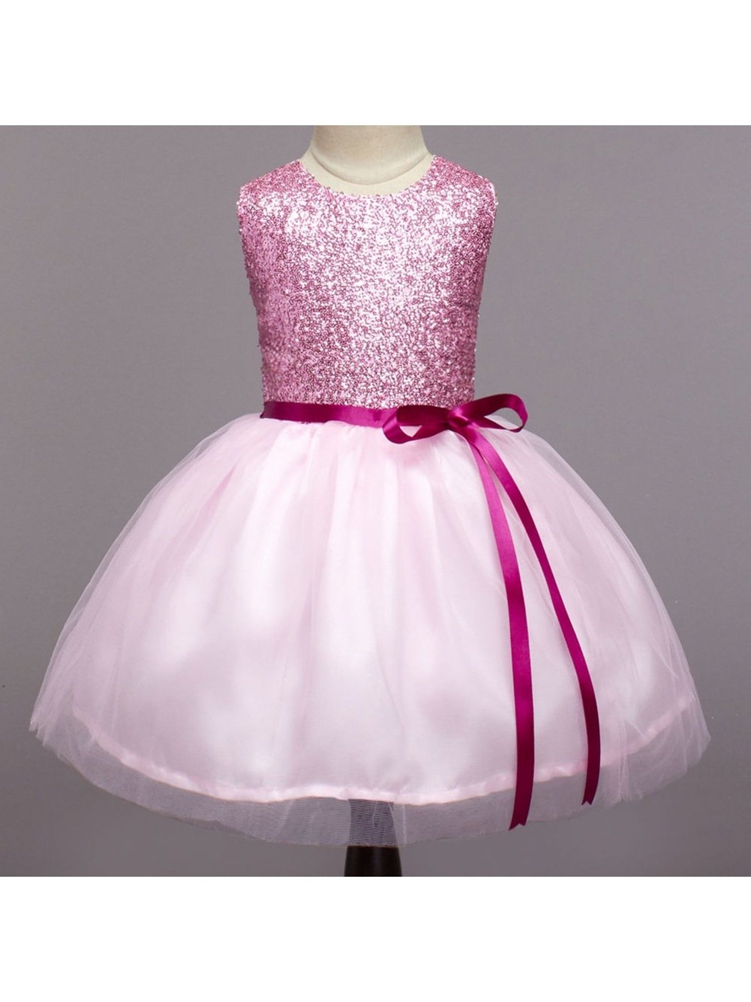 The Magic Wand Kids Pink Embellished Dress