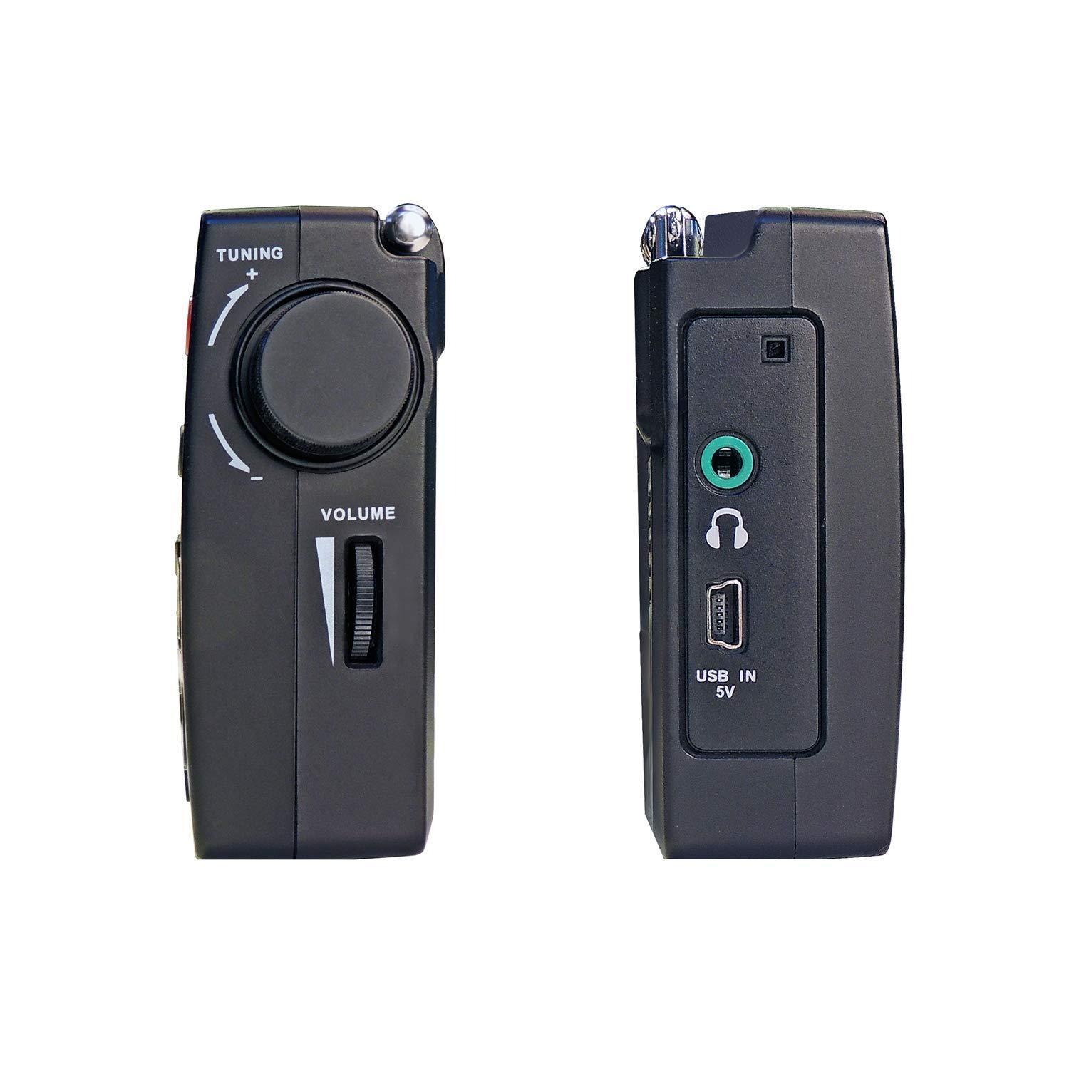 c crane cc skywave am, fm, shortwave, weather and airband portable travel radio with clock and alarm