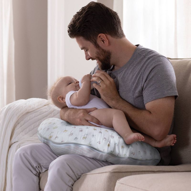 Boppy Original Feeding and Infant Support Pillow - Floral Stripes