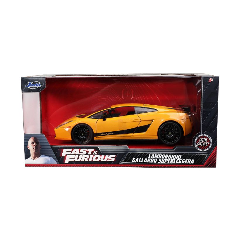 Fast & Furious F6 Lamborghini Gallardo 1:24 Scale Die-Cast Vehicle - Yellow