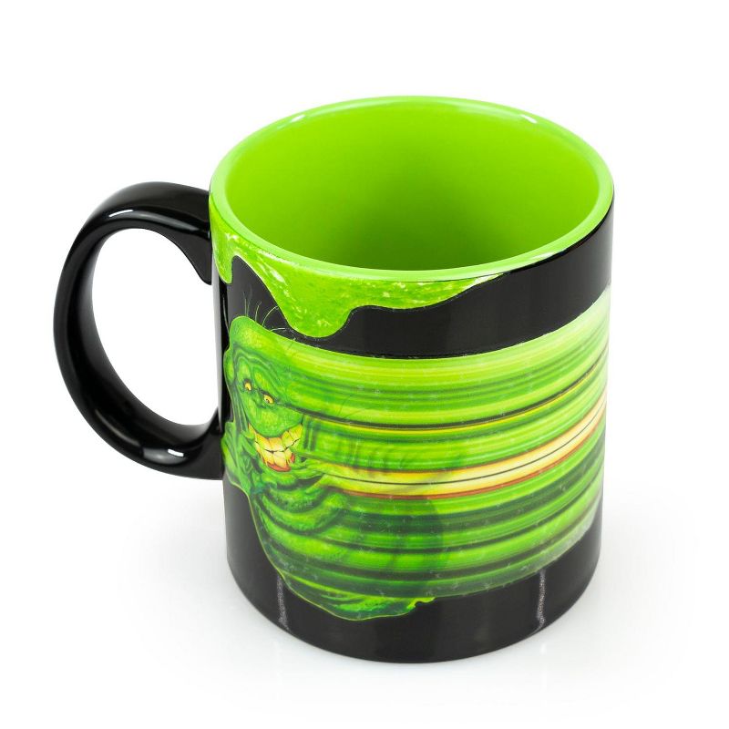 Just Funky OFFICIAL Ghostbusters Coffee Mug | Glow-In-The-Dark Slimer | Ceramic 20 Oz. Cup