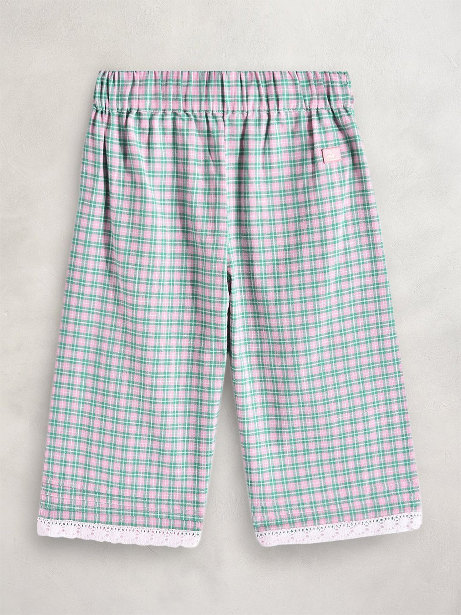 Berrytree Organic Girls Blue Cotton Clouds Print Night Suits