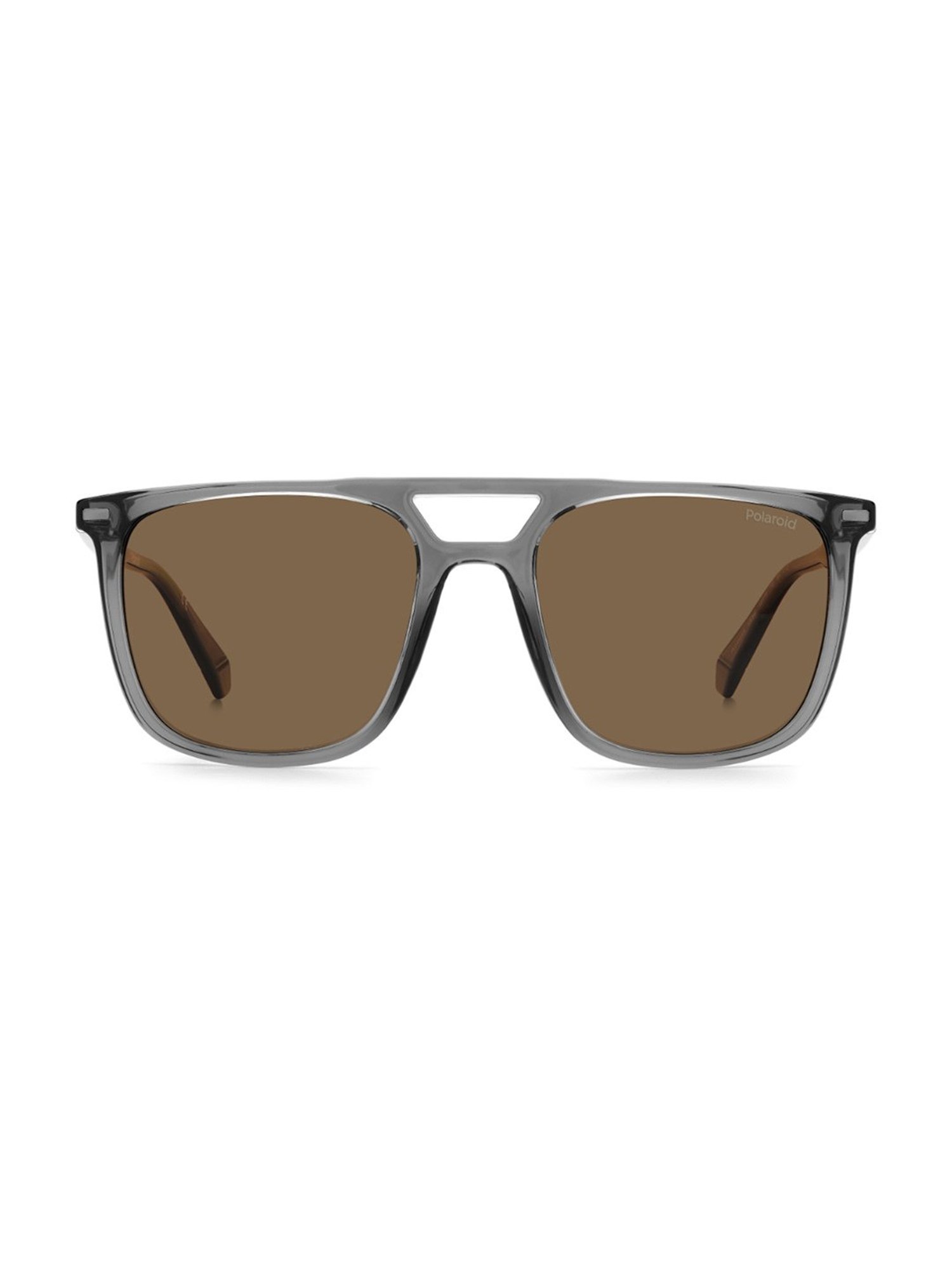 Polaroid Brown Rectangular Sunglasses for Men
