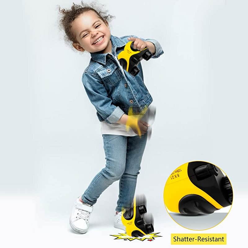 for 5 6 7 8 Year Old Girls, Compact Shockproof Binocular for Kids Toys for Boys Girls Age 4-10 Birthday Present for Kids