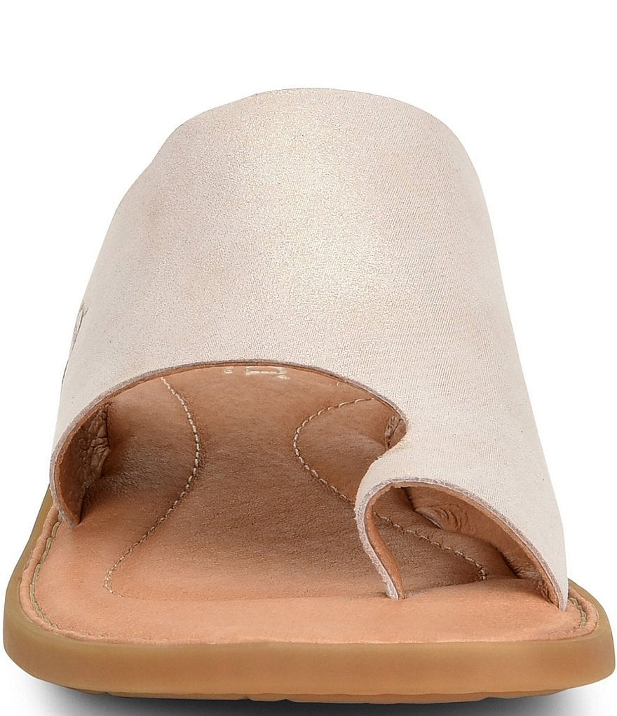 Born Inti Leather Toe Ring Sandals