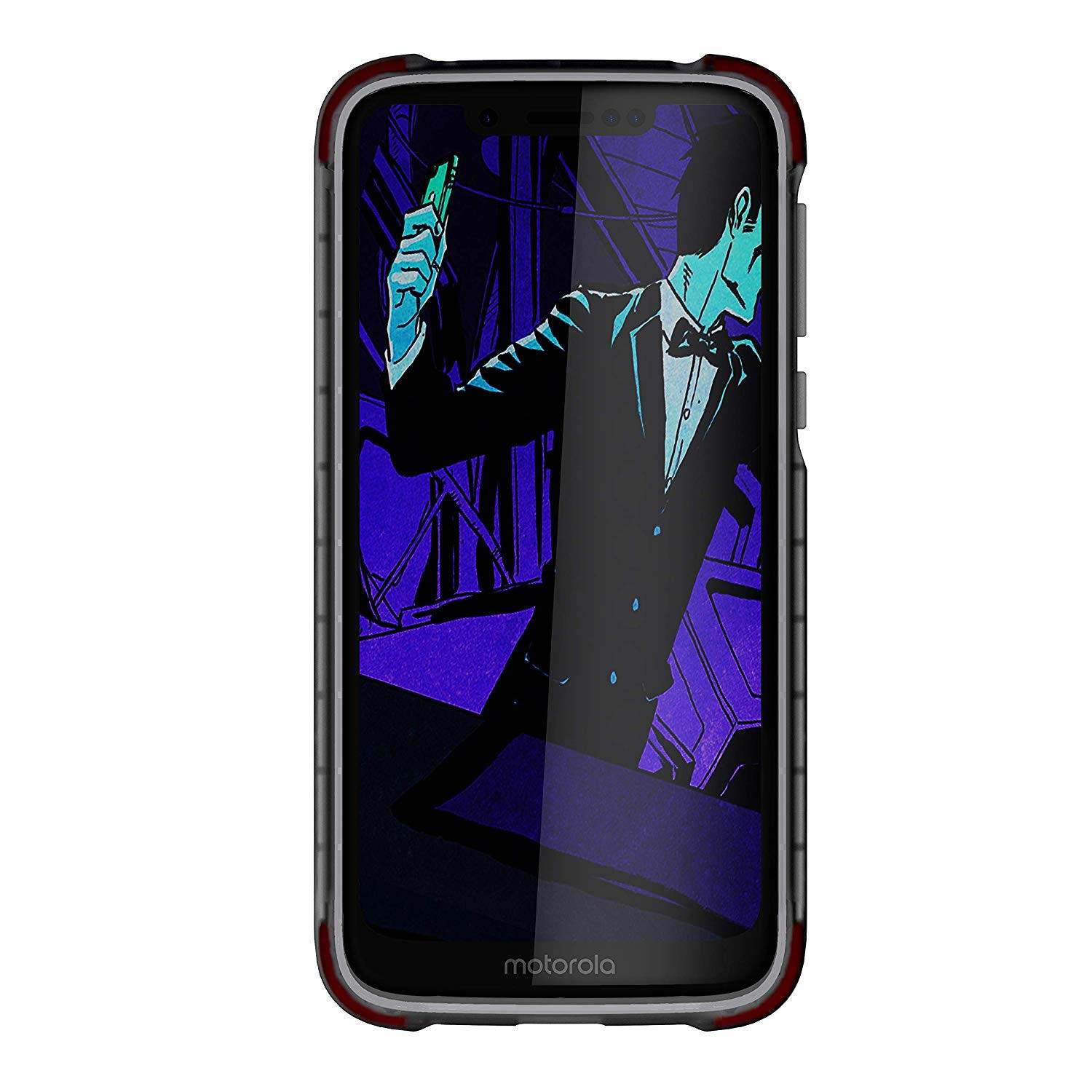 Ghostek Covert Clear Moto G7 Play Case with Super Slim Military Grade Armor Design Shockproof Heavy Duty Protection Scratch Resistant Back and Non-Slip Grip 2019 Moto G7 Play (5.7 Inch) - (Clear)