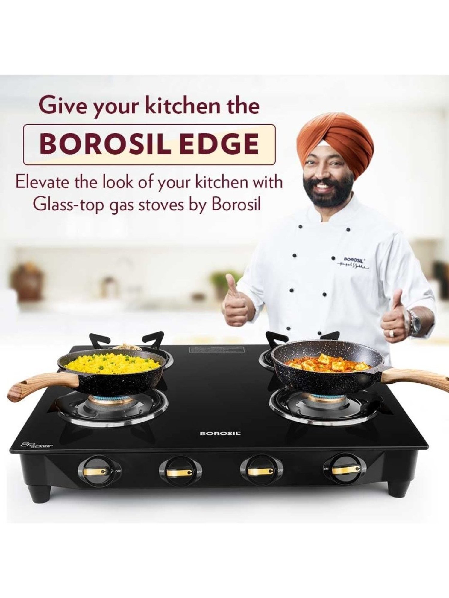 Range Kleen 4pc Porcelain Drip Pan Set Black