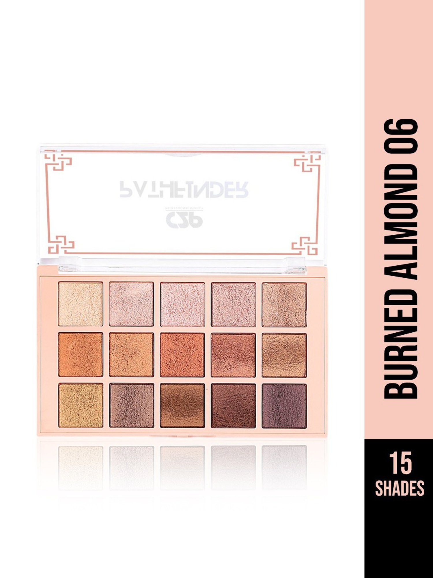 C2P PROFESSIONAL MAKEUP Pathfinder 15 Color Eyeshadow Palette Burned Almond 06 - 30 ml