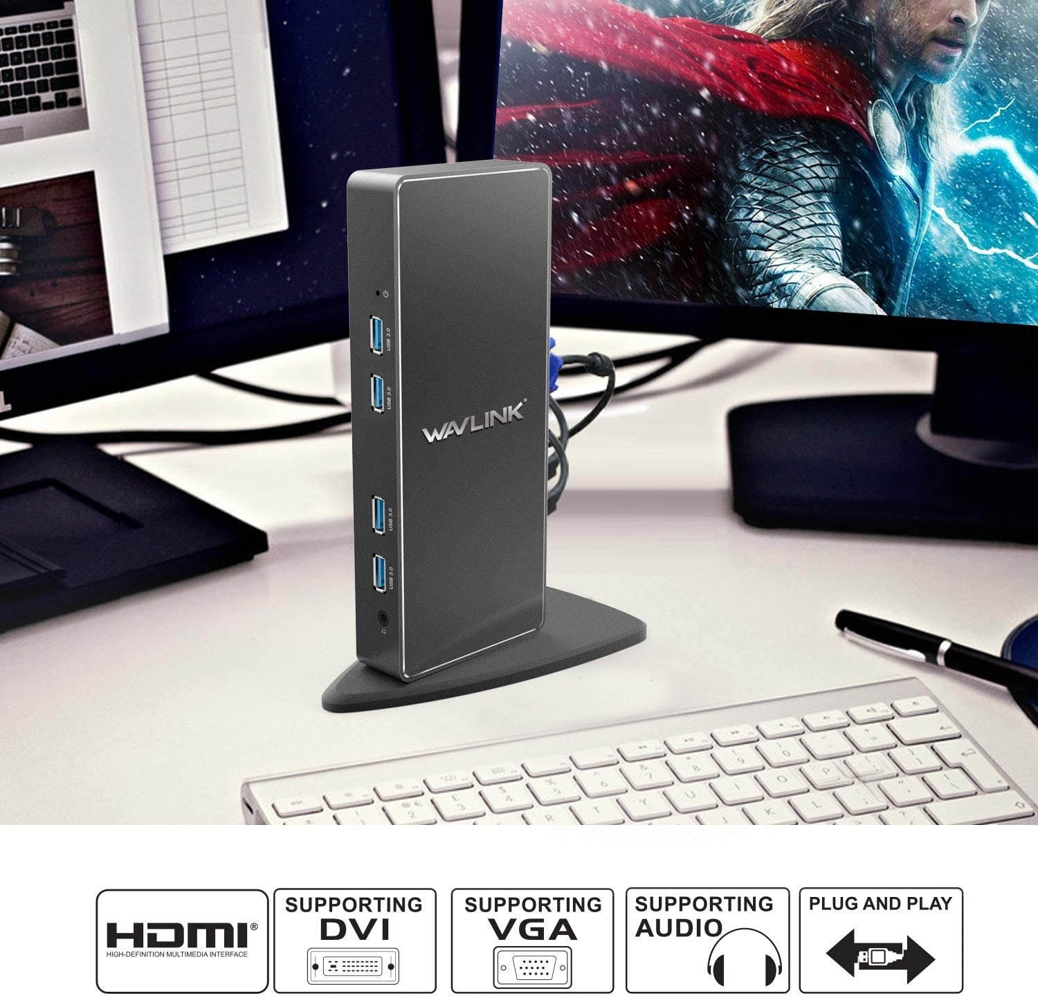 Thunderbolt 3 Dock Mini W/ Thunderbolt 3 Cable (Thunderbolt Dock for MacOS and Windows USB-C Laptops, Dual 4K @60Hz, 40Gbps Transfer Speeds)