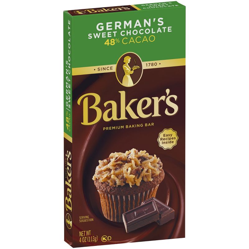 Baker's German Chocolate Baking Bars - 4oz