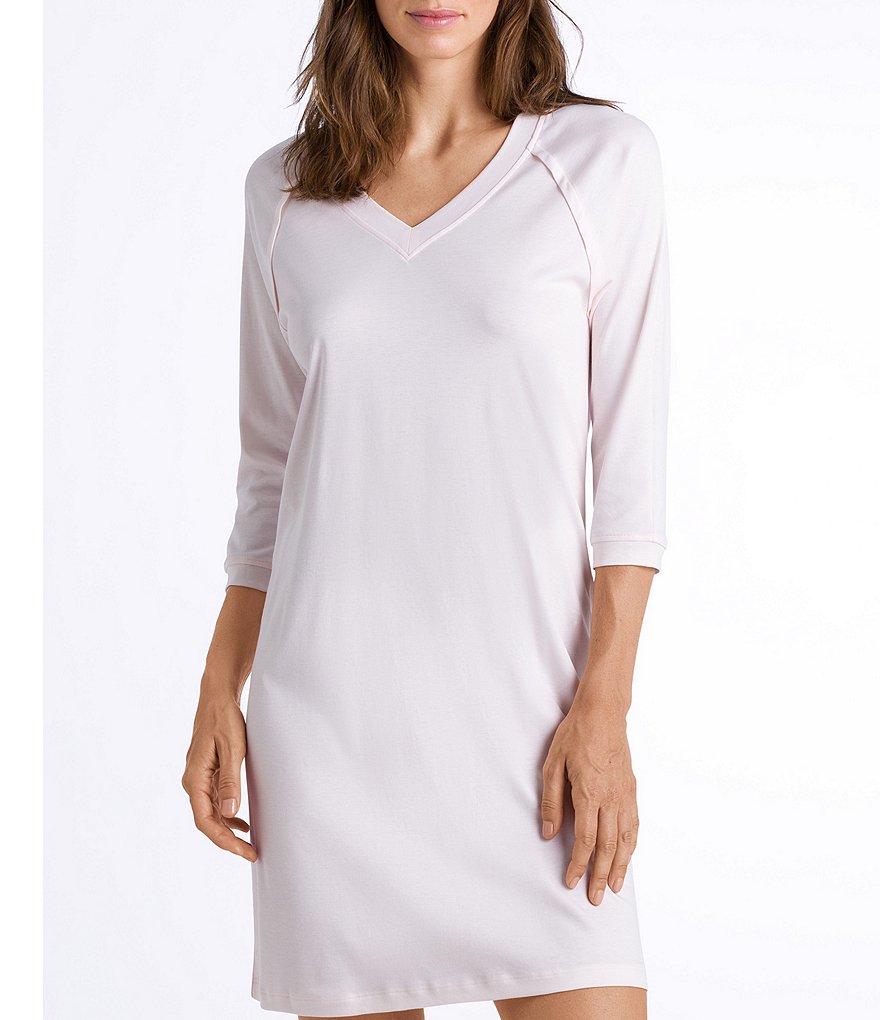 Hanro Pure Essence Solid Interlock Nightgown