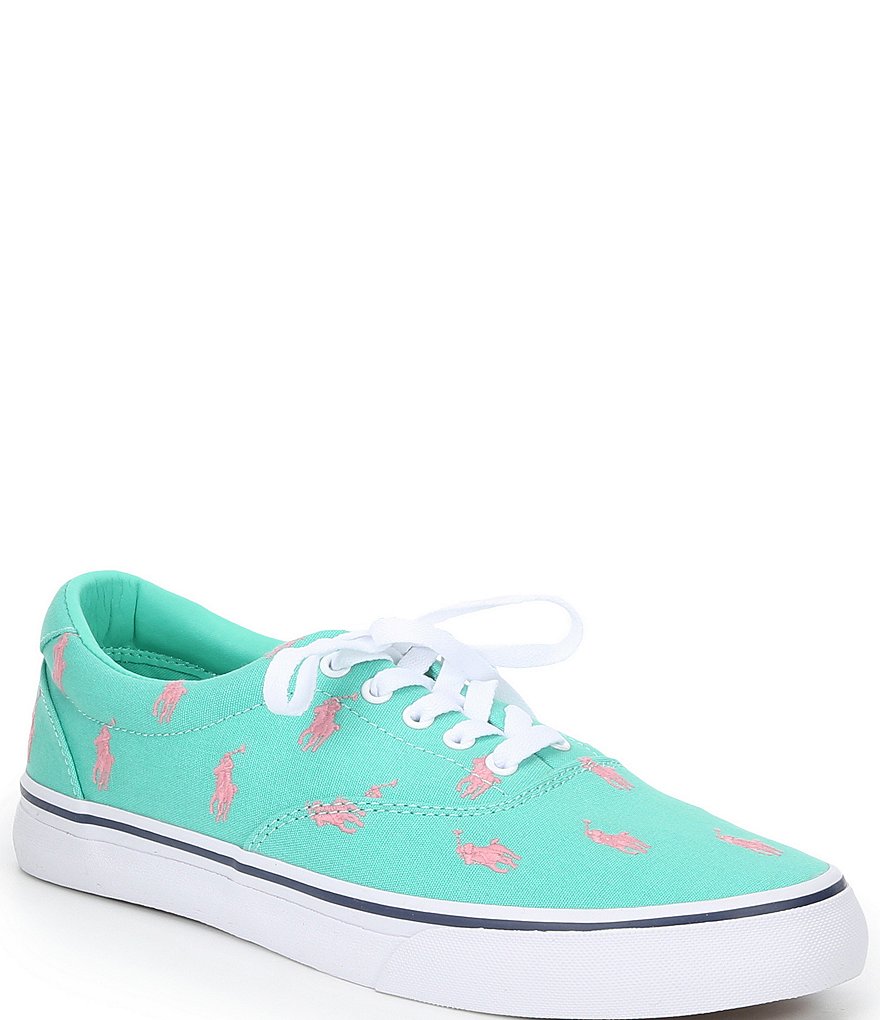 Polo Ralph Lauren Men's Thorton Embroidered Lace-Up Sneakers