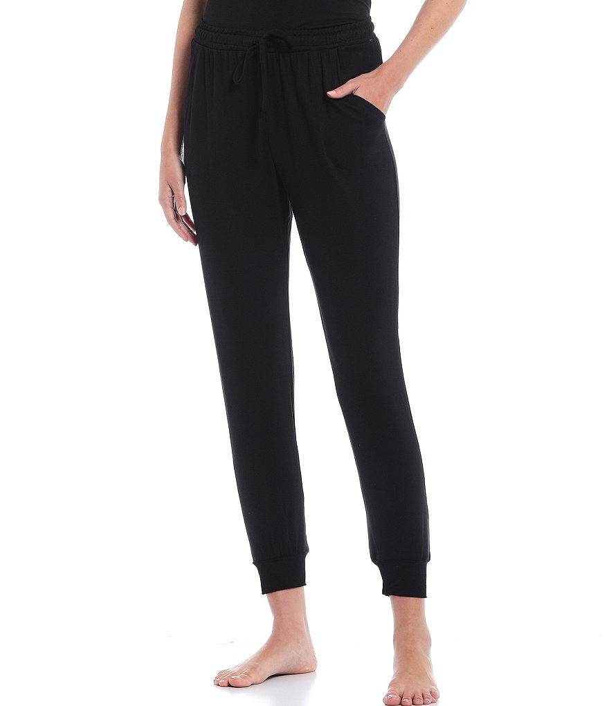 iRelax Solid French Terry Jogger Sleep Pants