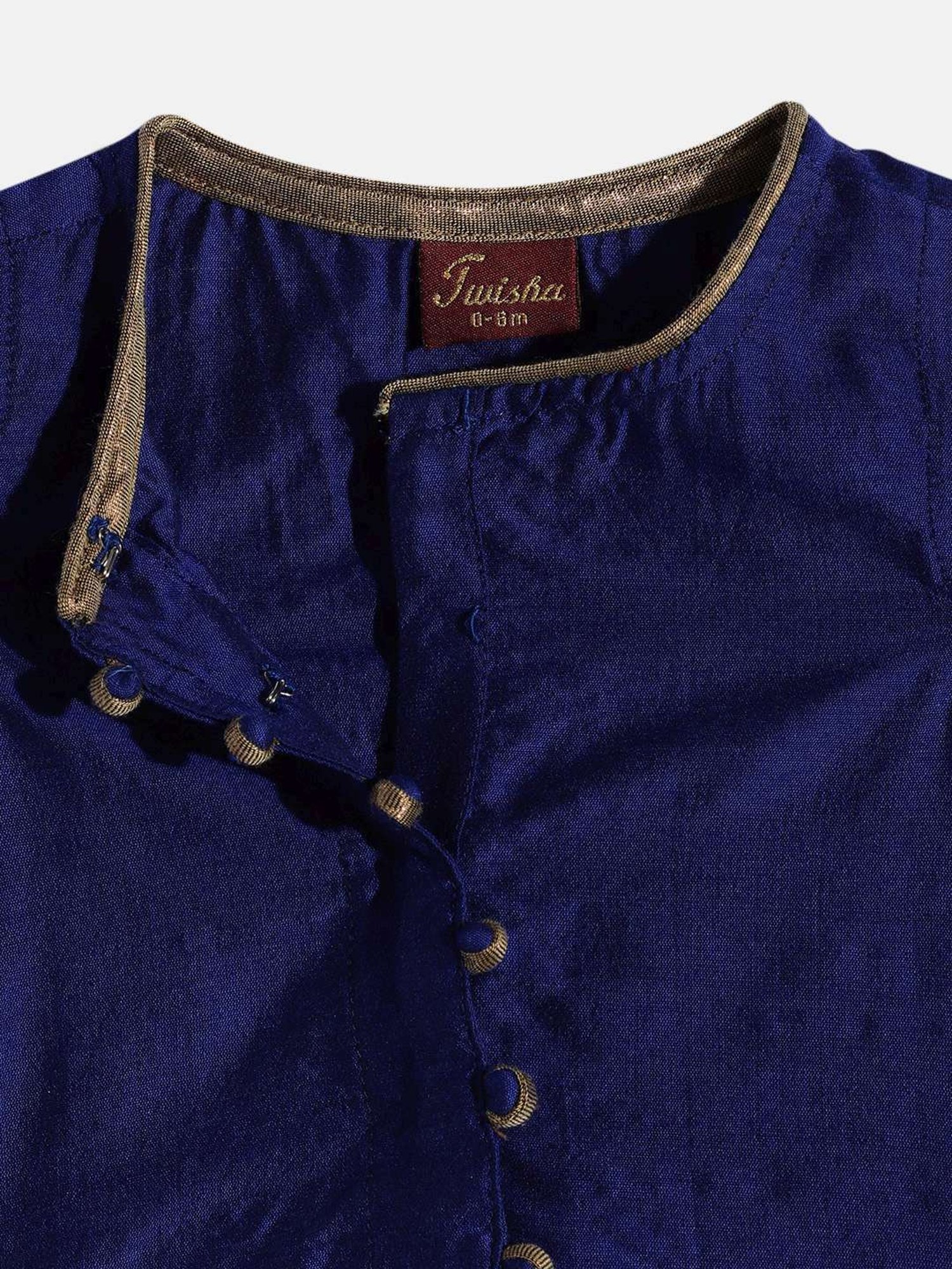 TWISHA Kids Blue & Orange Printed Top Set