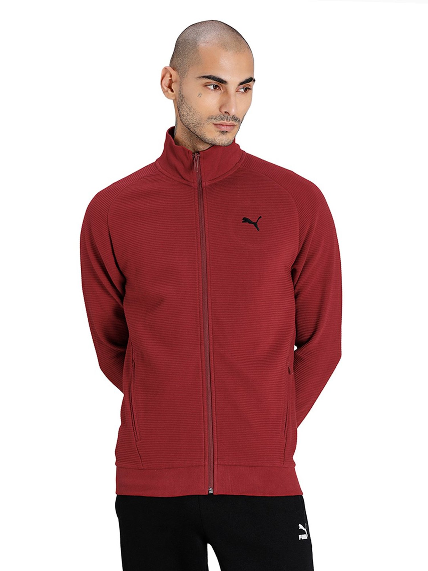 Puma Red Full Sleeves Jacket