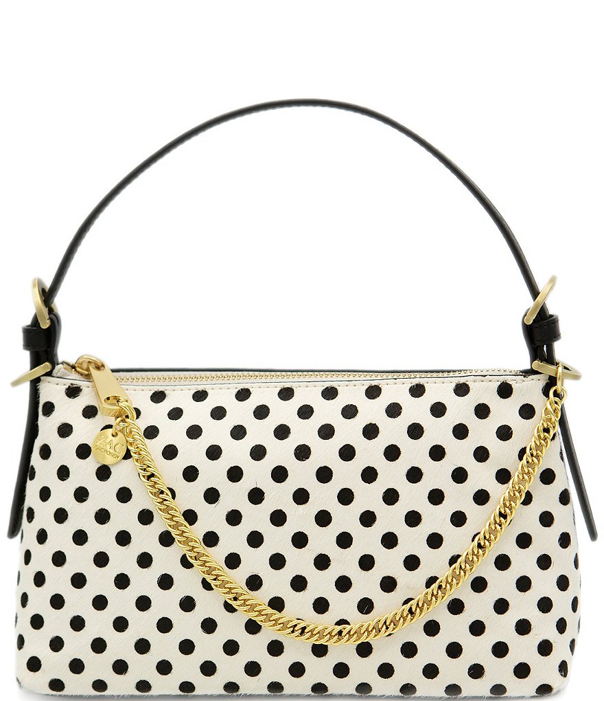 ZAC Zac Posen Dot Top Zip Baguette Bag