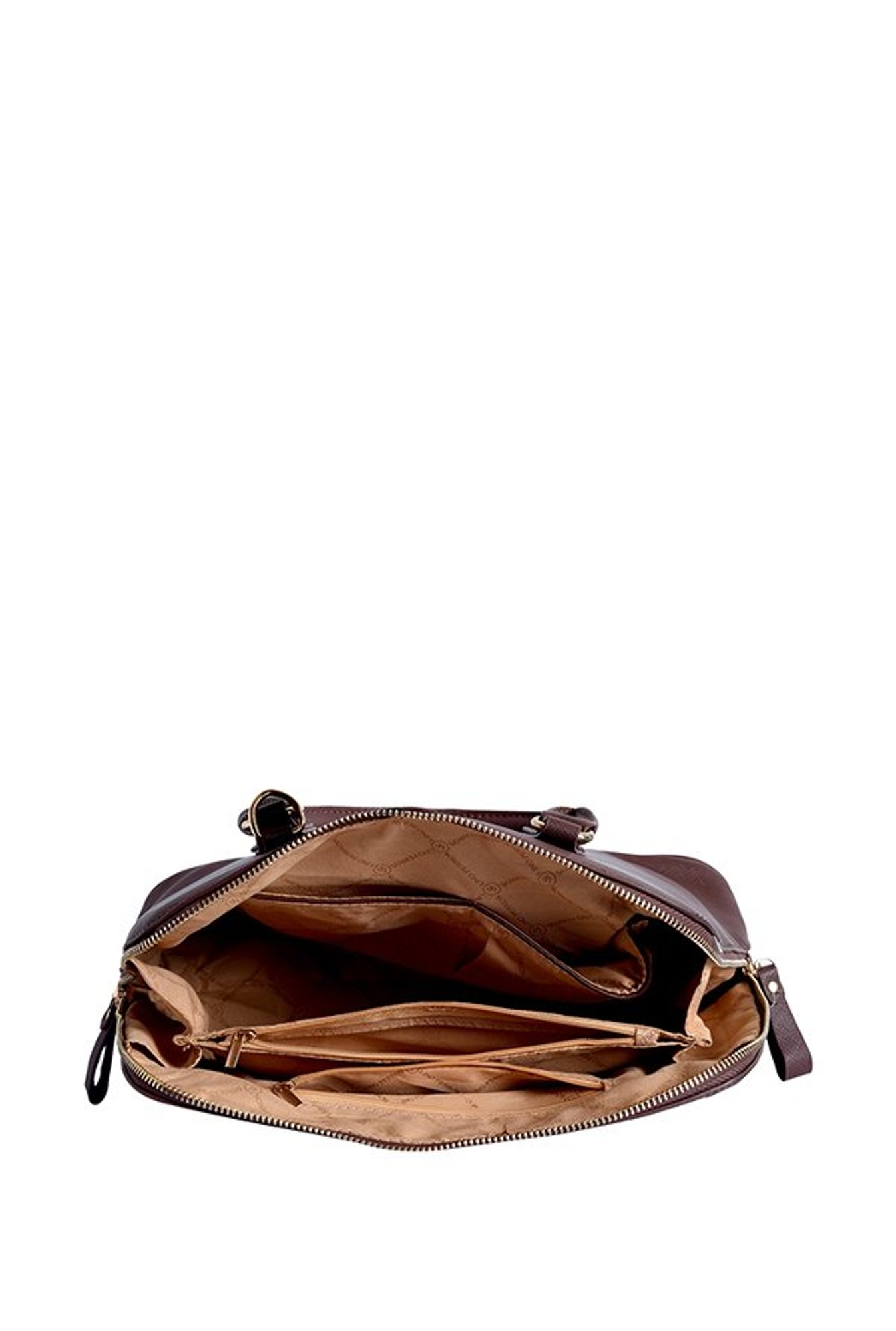Lino Perros Brown Solid Handbag