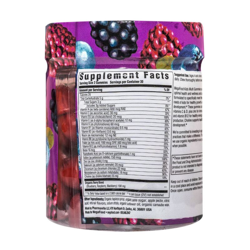 Vitafusion Organic Men's Multivitamin Gummies - Fresh Strawberry - 90ct