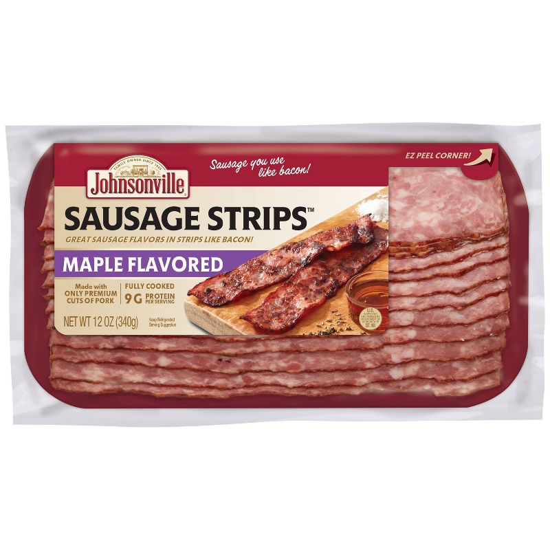 Johnsonville Maple Flavored Sausage Strips - 12oz