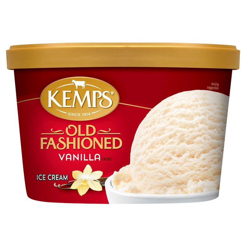 Kemps Old Fashioned Vanilla Ice Cream - 48oz